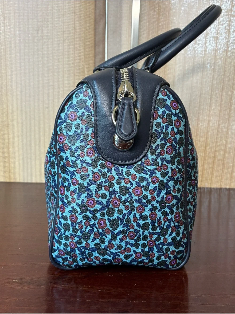 Coach Mini Bennet Floral Satchel
